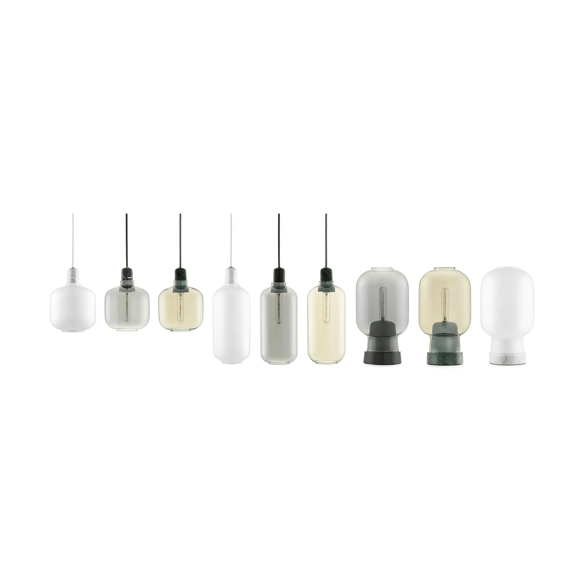 Amp lamp klein, wit Normann Copenhagen