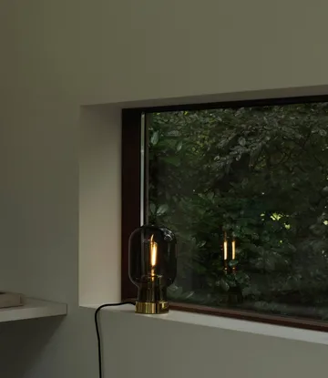 Amp tafellamp - grijs-messing - Normann Copenhagen