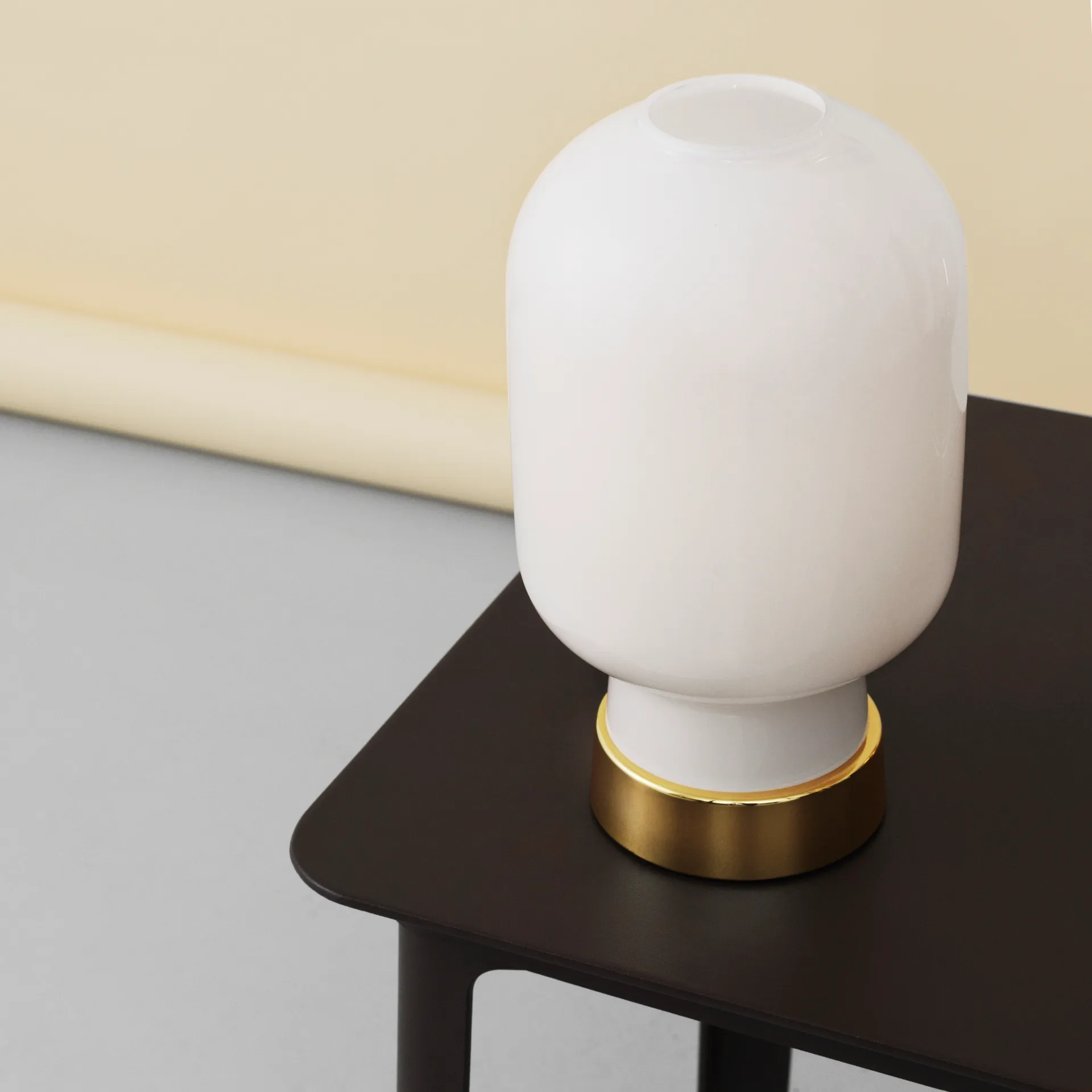 Amp tafellamp, Wit-messing Normann Copenhagen
