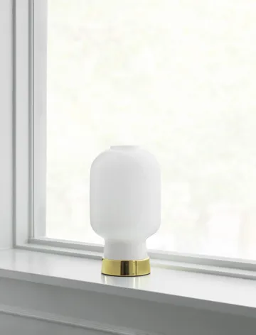 Amp tafellamp - Wit-messing - Normann Copenhagen