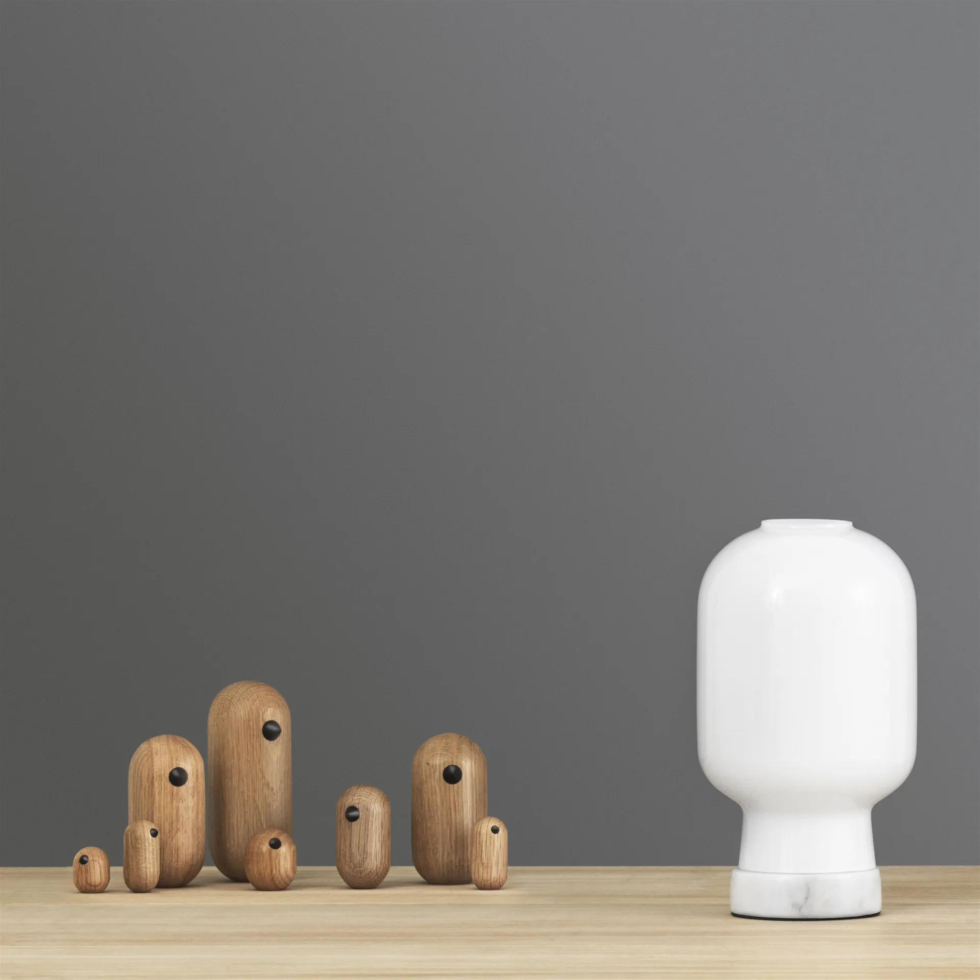 Amp tafellamp, wit Normann Copenhagen