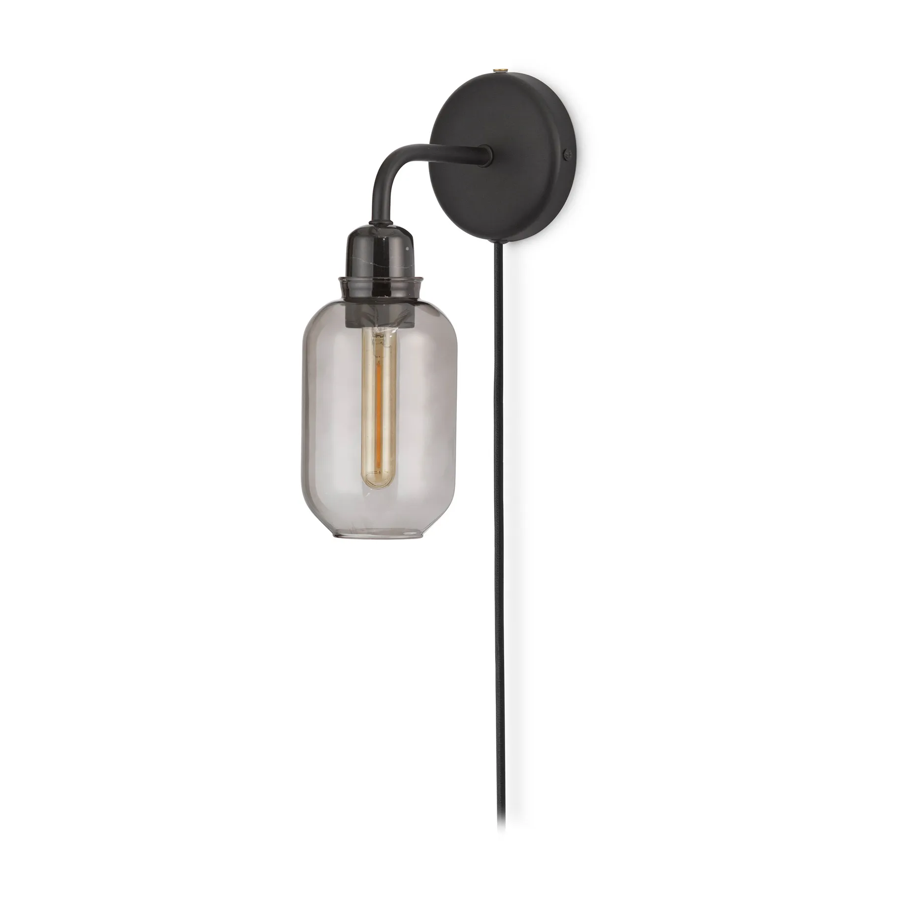 Amp wandlamp, Smoke-black Normann Copenhagen