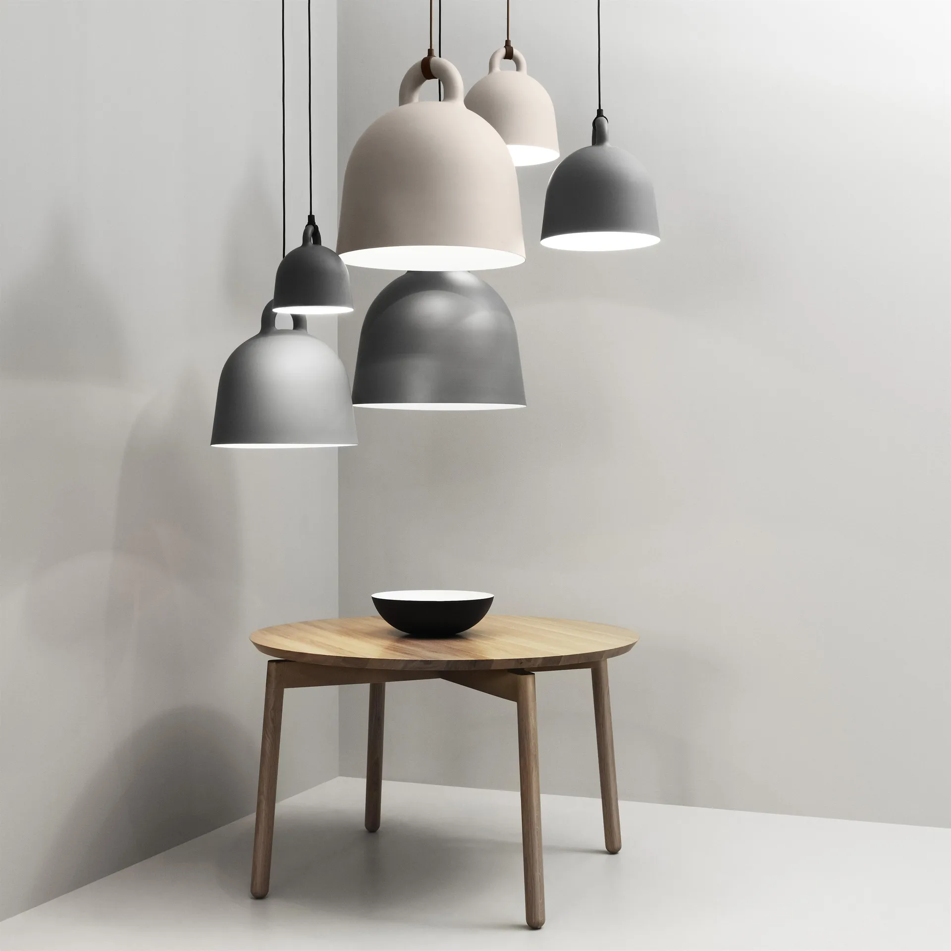 Bell lamp grijs, Medium Normann Copenhagen