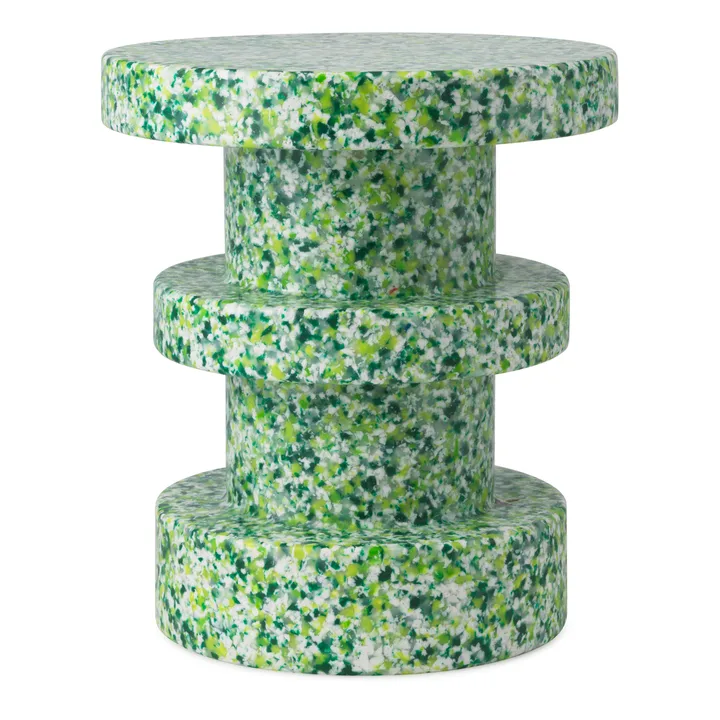 Bit Stack ronde kruk - Groen, Ø36x42 cm - Normann Copenhagen