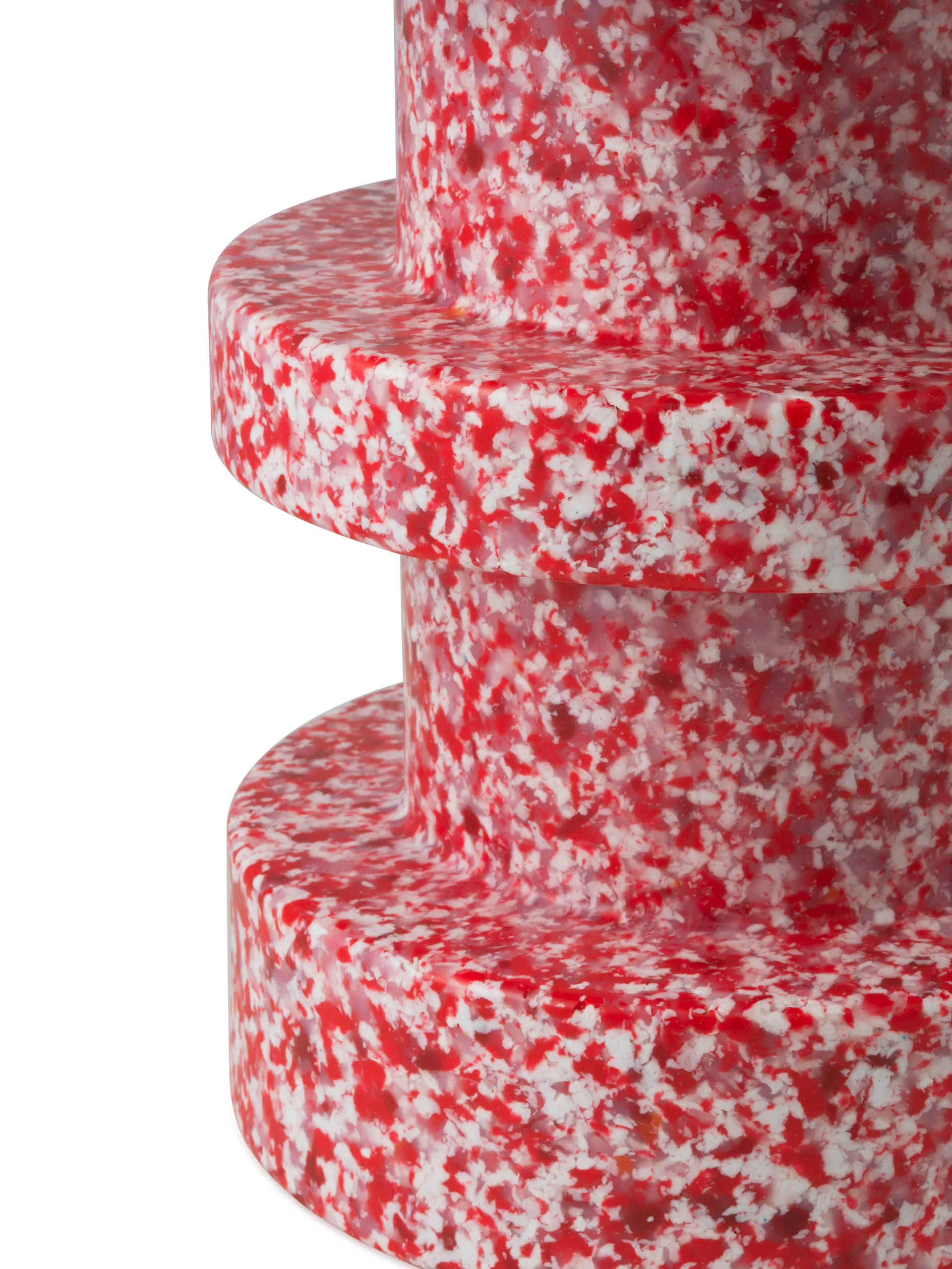 Bit Stack ronde kruk, Rood, Ø36x42 cm Normann Copenhagen