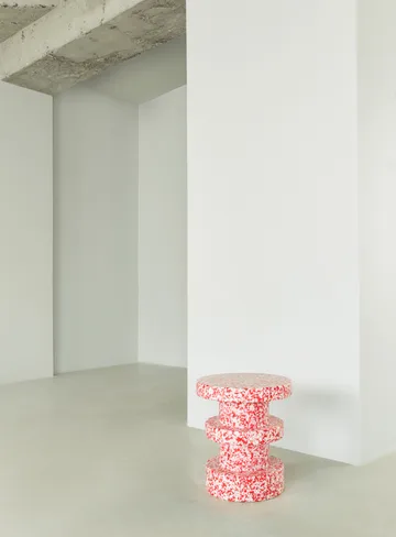 Bit Stack ronde kruk - Rood, Ø36x42 cm - Normann Copenhagen