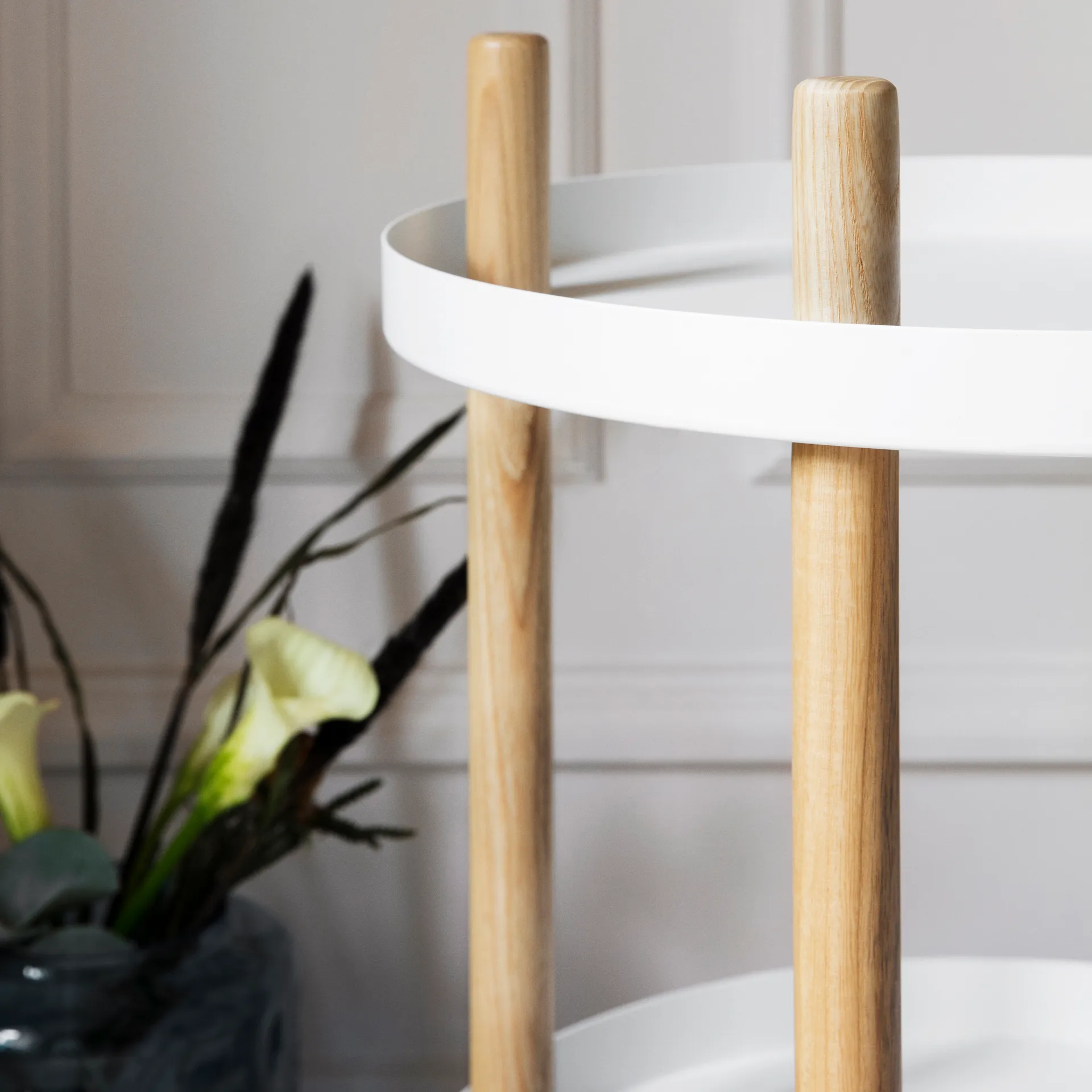 Block tafel Ø45 cm, Wit Normann Copenhagen