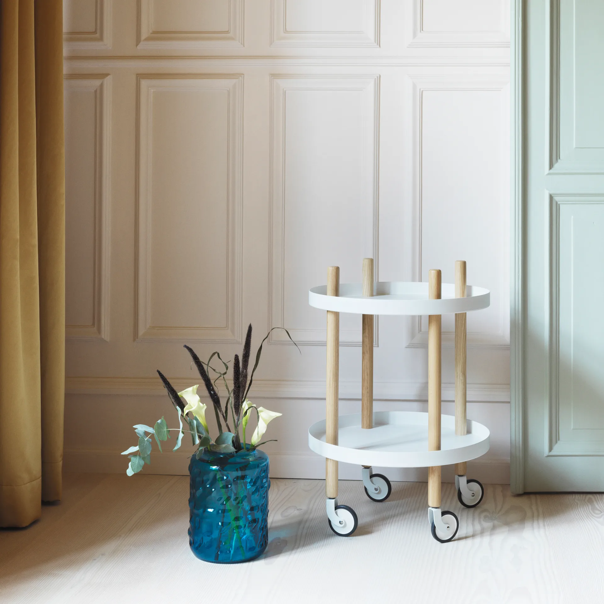 Block tafel Ø45 cm, Wit Normann Copenhagen