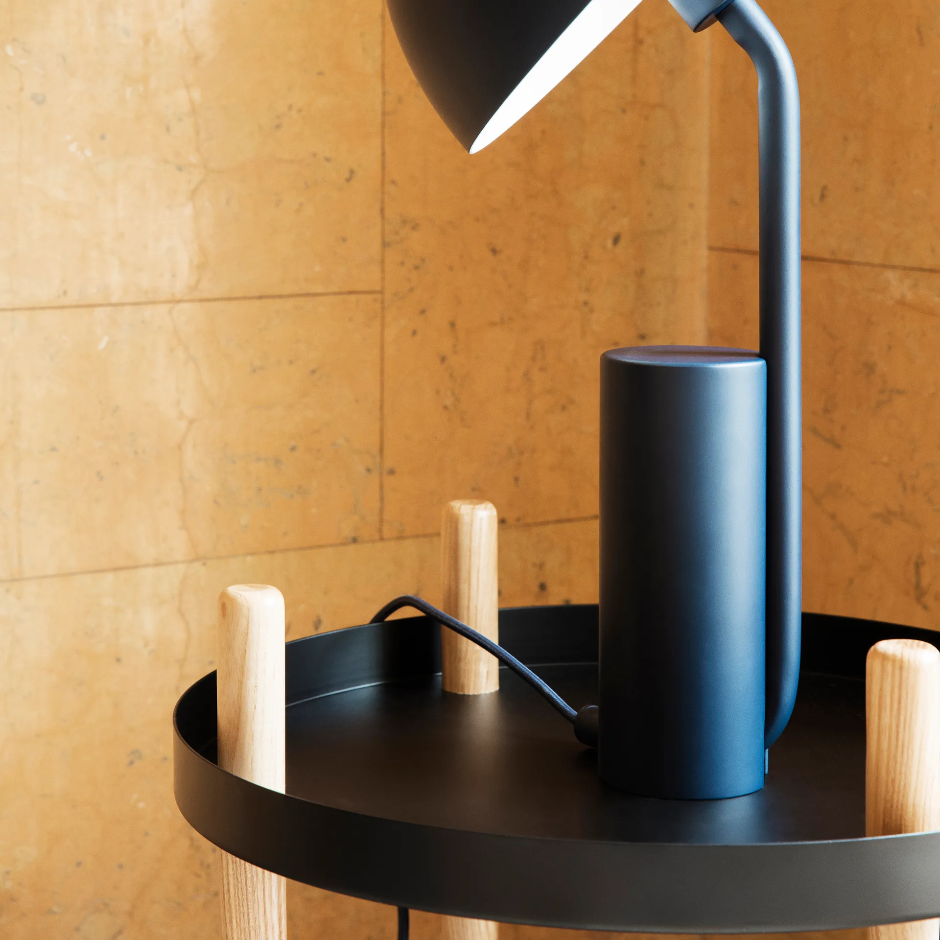 Block tafel Ø45 cm, Zwart Normann Copenhagen