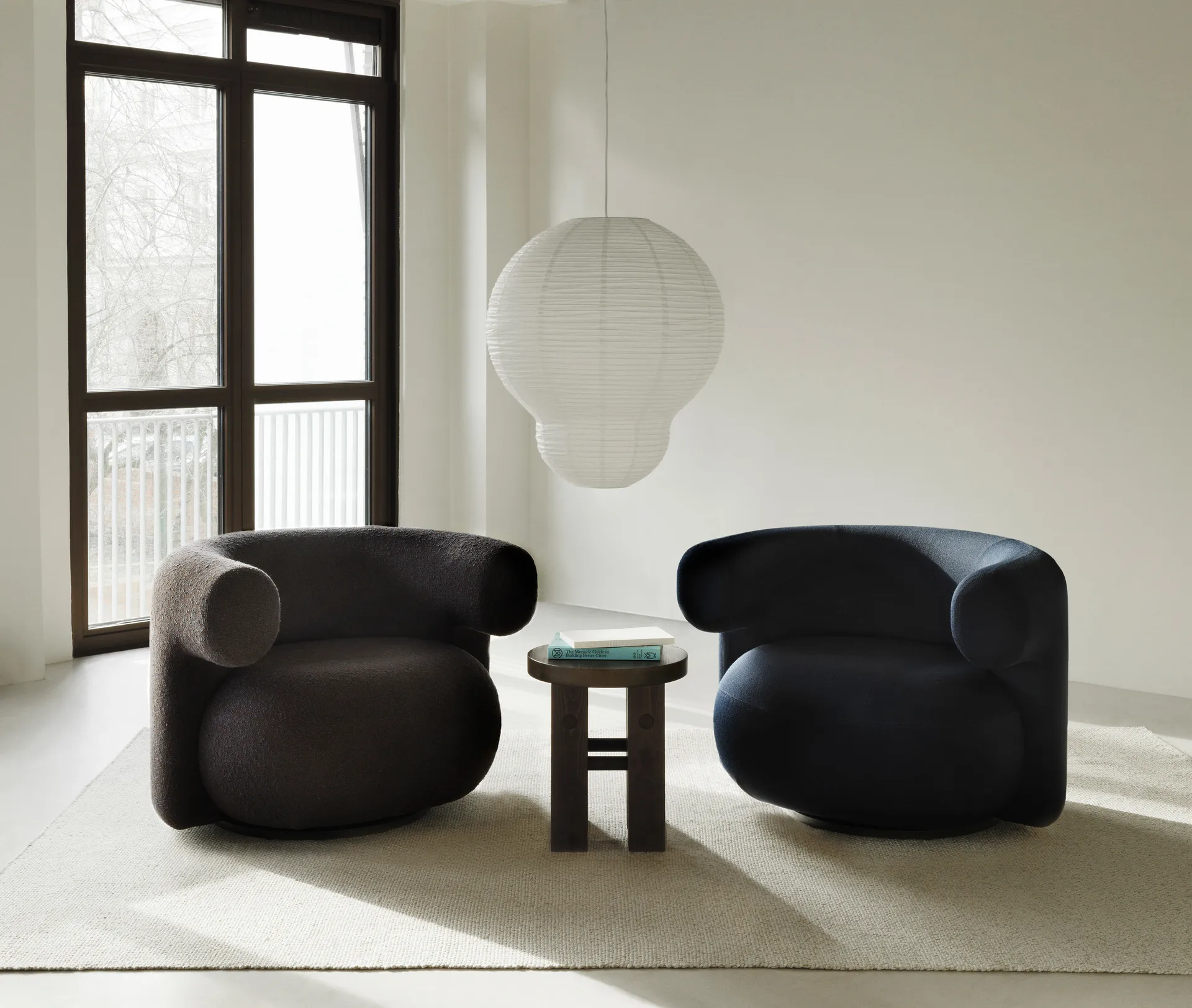 Burra loungefauteuil w. retour, Zero 0011 Normann Copenhagen