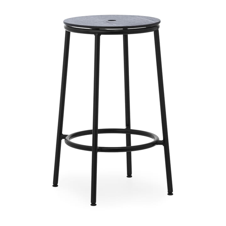 Circa barkruk 65 cm - Zwart eikenhout - Normann Copenhagen