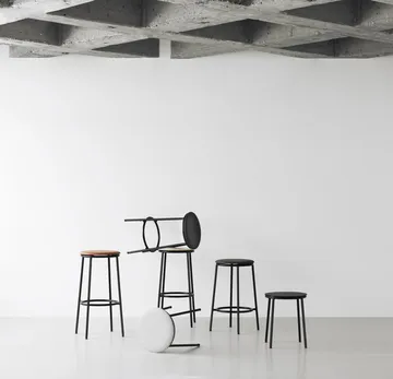 Circa kruk 45 cm - Zwart eikenhout - Normann Copenhagen