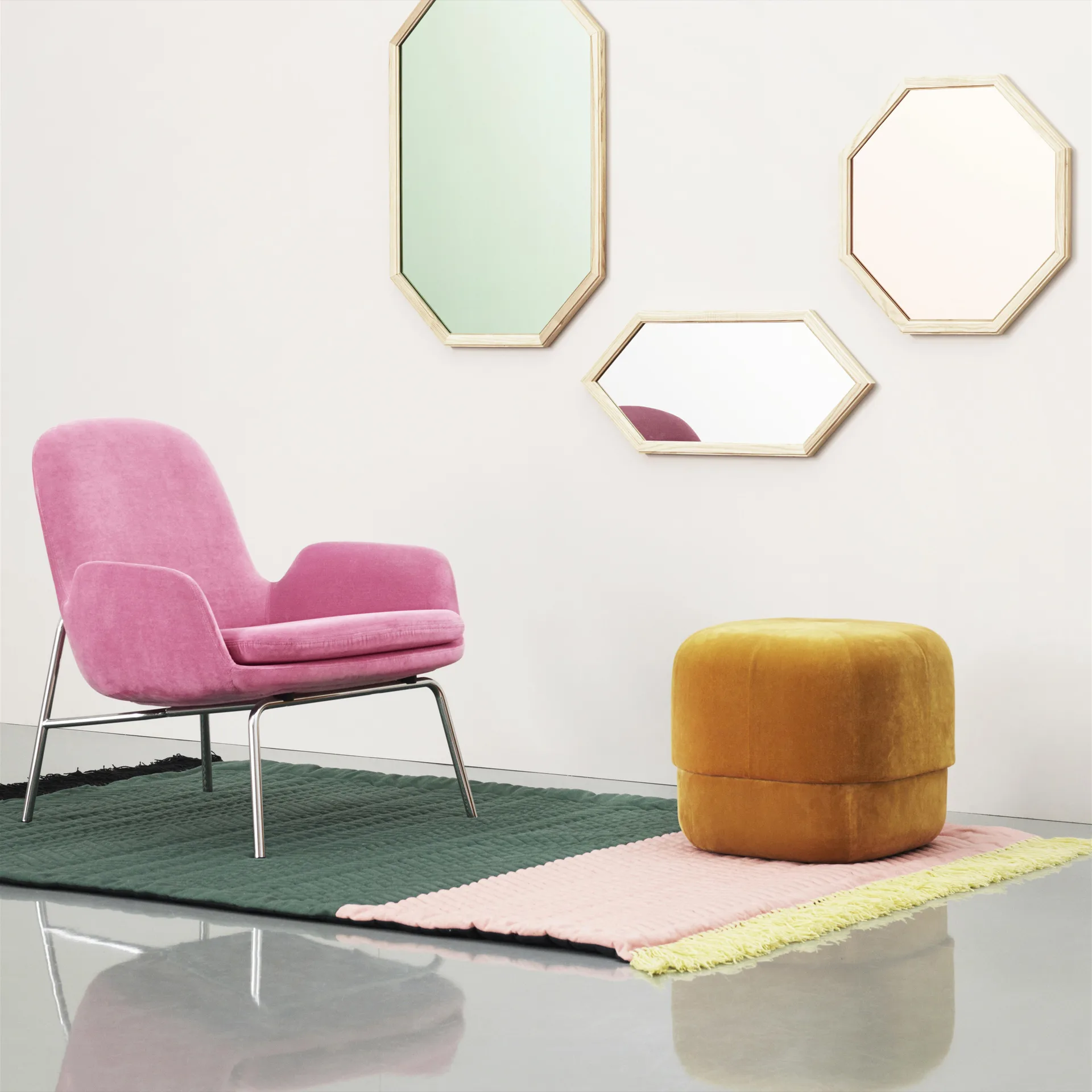 Circus poef, geel Normann Copenhagen