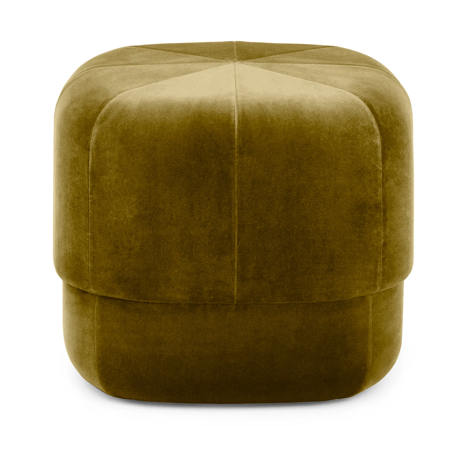 Circus poef, Velours mosgroen, klein Normann Copenhagen