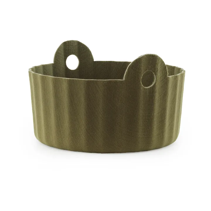 Colu Basket opbergmand Ø44 cm - Olive - Normann Copenhagen