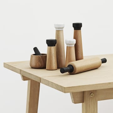 Craft pepermolen eiken-zwart-marmer - large - Normann Copenhagen