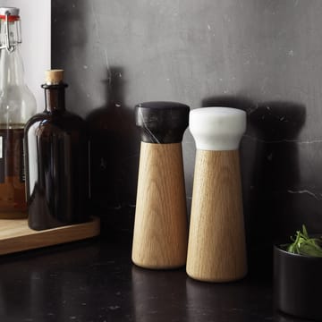 Craft pepermolen eiken-zwart-marmer - small - Normann Copenhagen