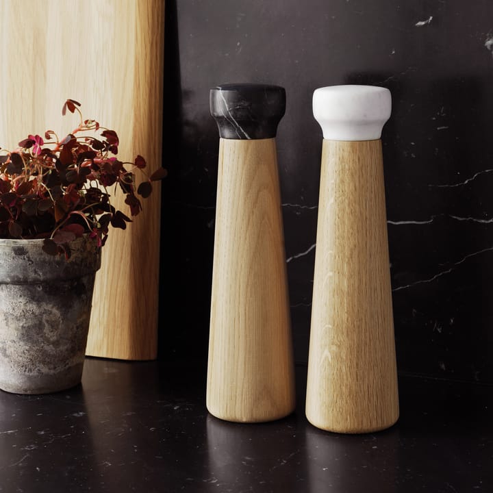 Craft zoutmolen eiken-wit-marmer, large Normann Copenhagen