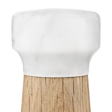 Craft zoutmolen eiken-wit-marmer - large - Normann Copenhagen