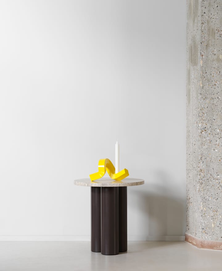 Crooked kandelaar 1, Yellow Normann Copenhagen