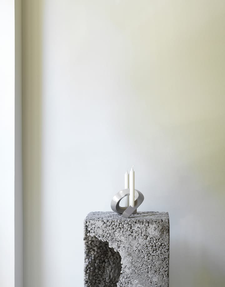 Crooked kandelaar 2, Warm grey Normann Copenhagen