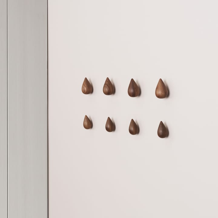Dropit knop 2-pack walnoot, Klein Normann Copenhagen