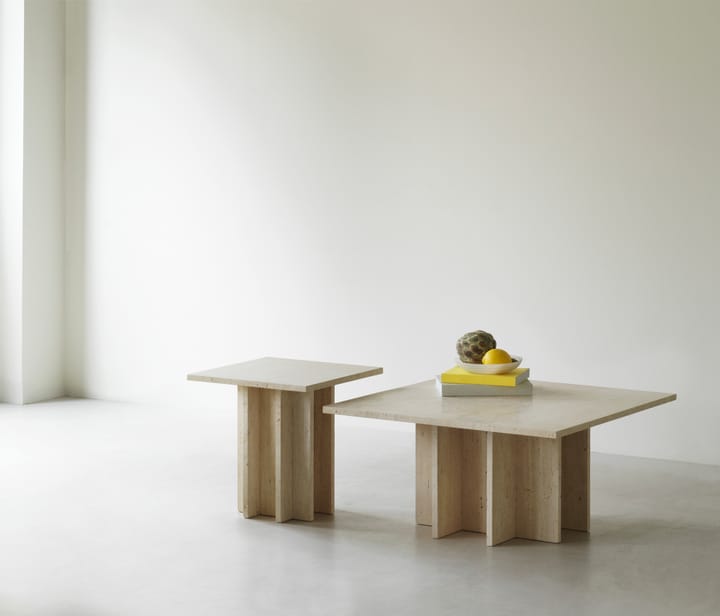 Edge salontafel klein, Travertijn Normann Copenhagen