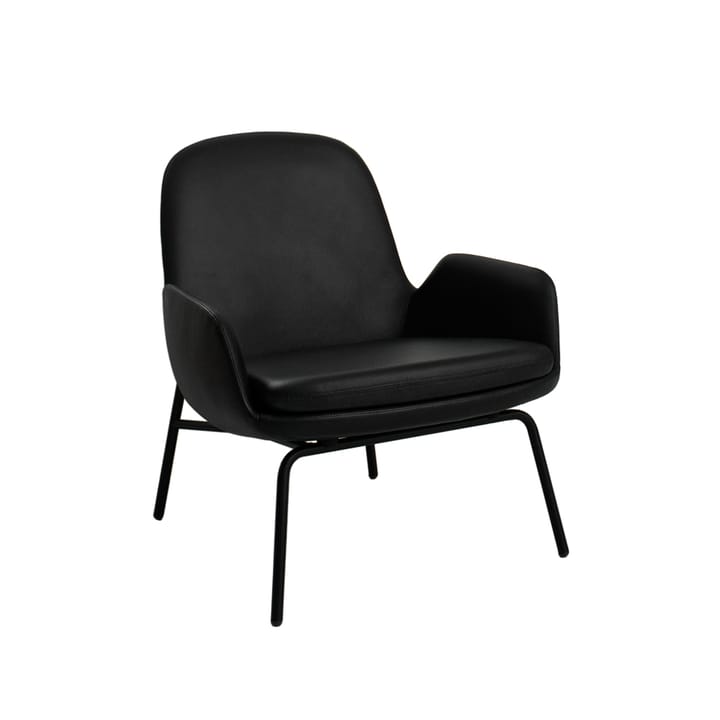 Era Low loungestoel - leer tango zwart - Normann Copenhagen