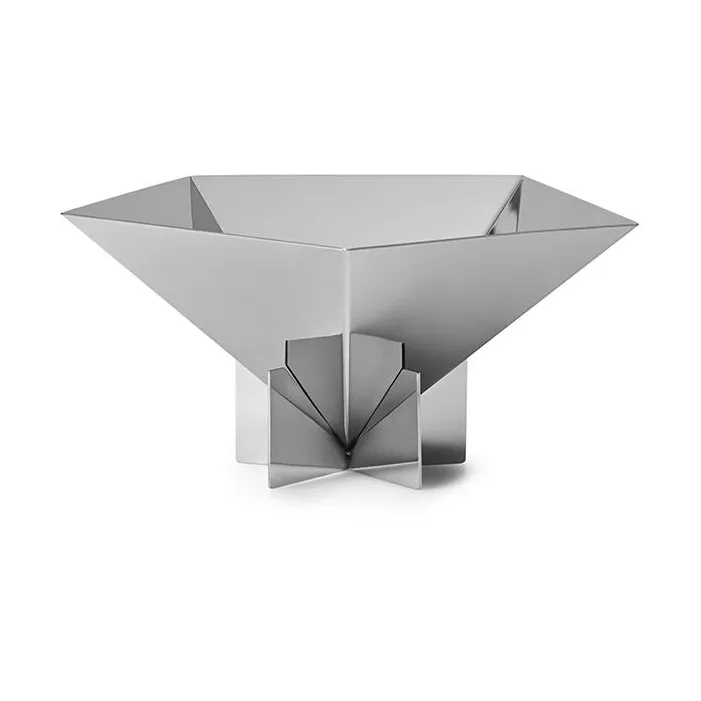 Fem decoratieschaal, Stainless Steel Normann Copenhagen