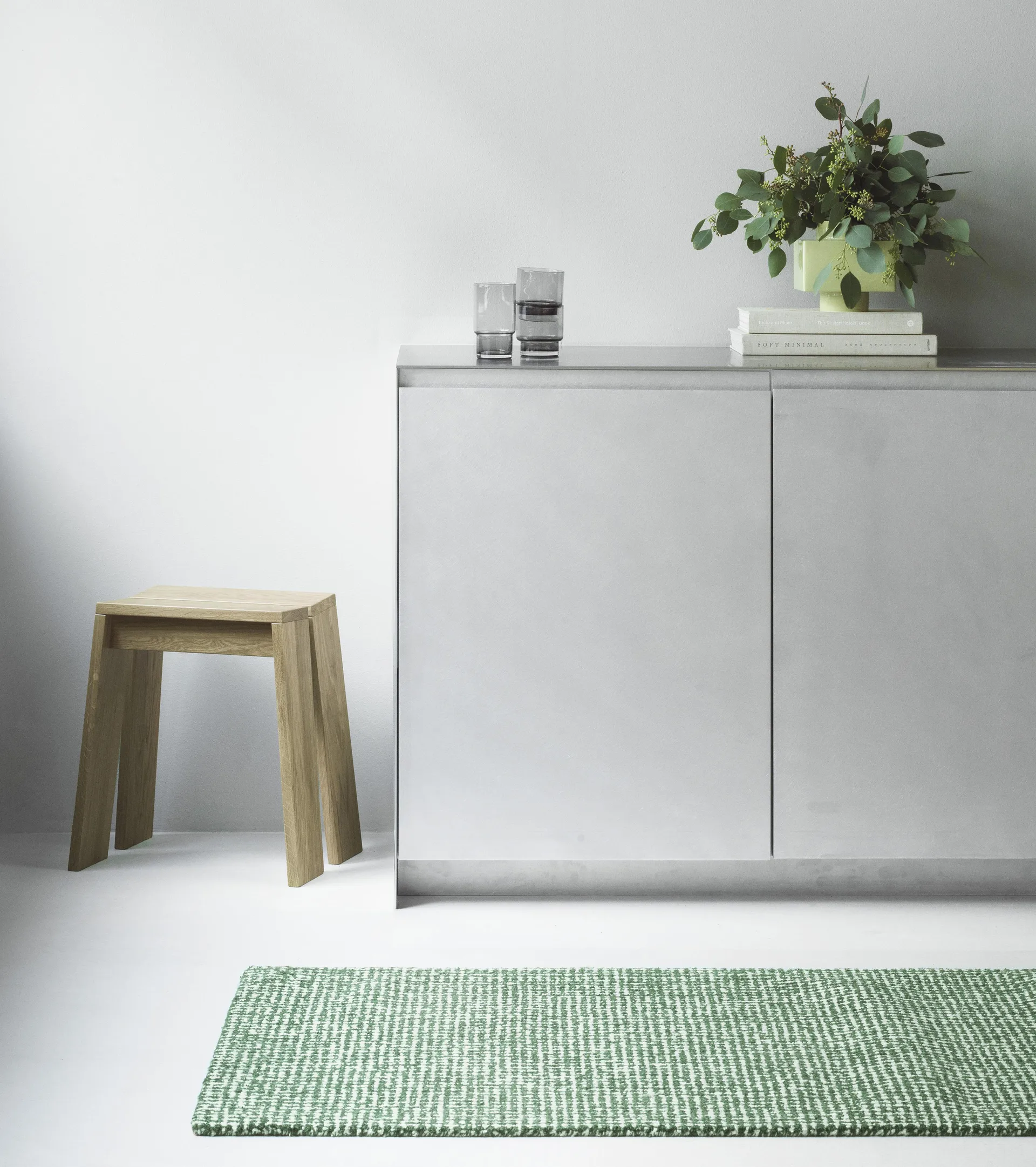 Flick vloerkleed, 80x200 cm groen Normann Copenhagen