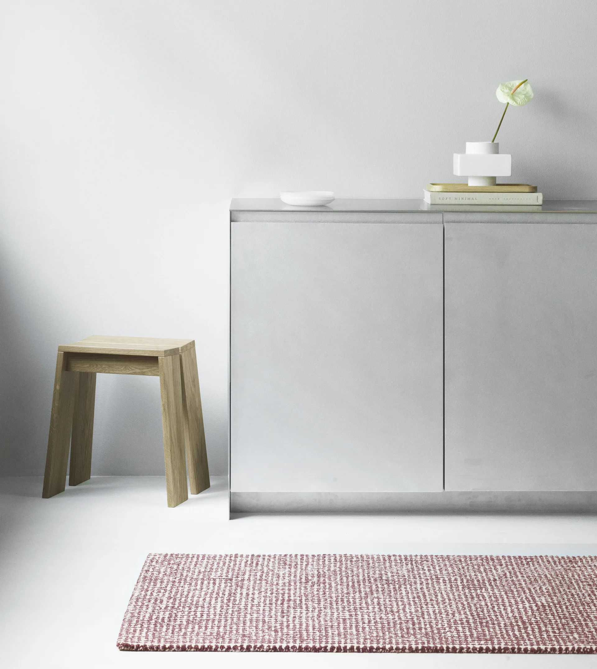 Flick vloerkleed, 80x200 cm rood Normann Copenhagen