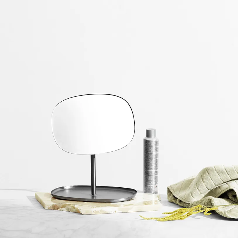 Flip spiegel, Mat staal Normann Copenhagen