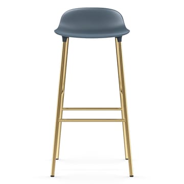 Form barkruk messing poten 75 cm - Blauw - Normann Copenhagen