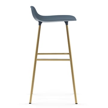Form barkruk messing poten 75 cm - Blauw - Normann Copenhagen