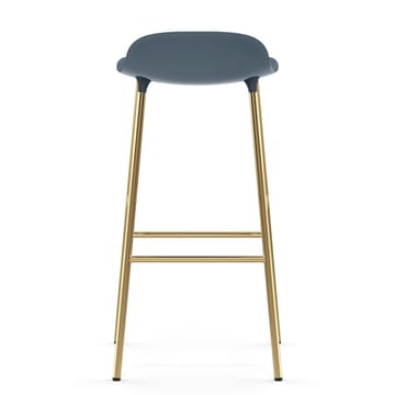 Form barkruk messing poten 75 cm - Blauw - Normann Copenhagen