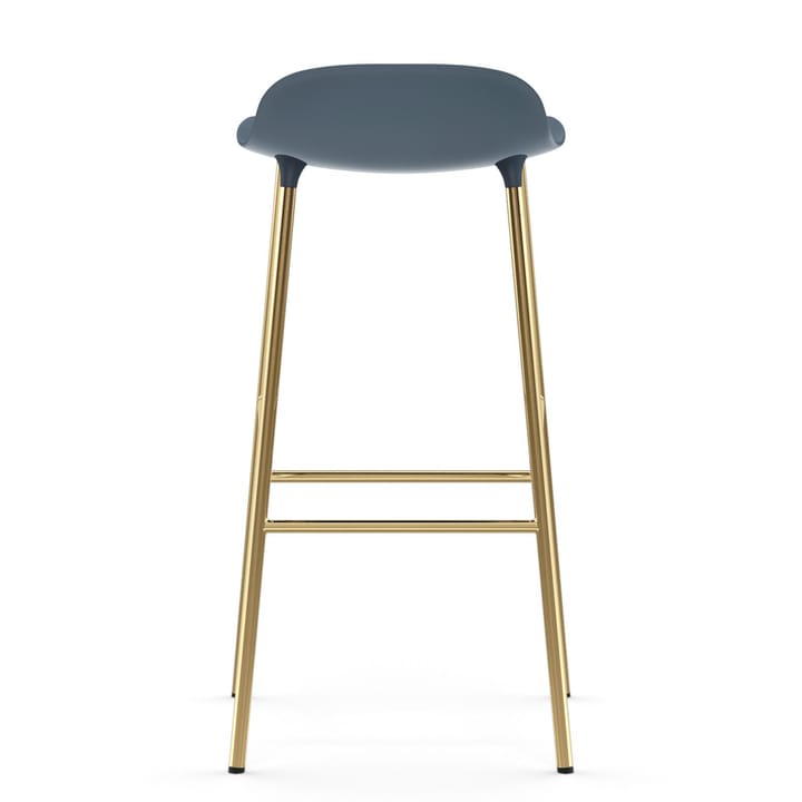 Form barkruk messing poten 75 cm, Blauw Normann Copenhagen