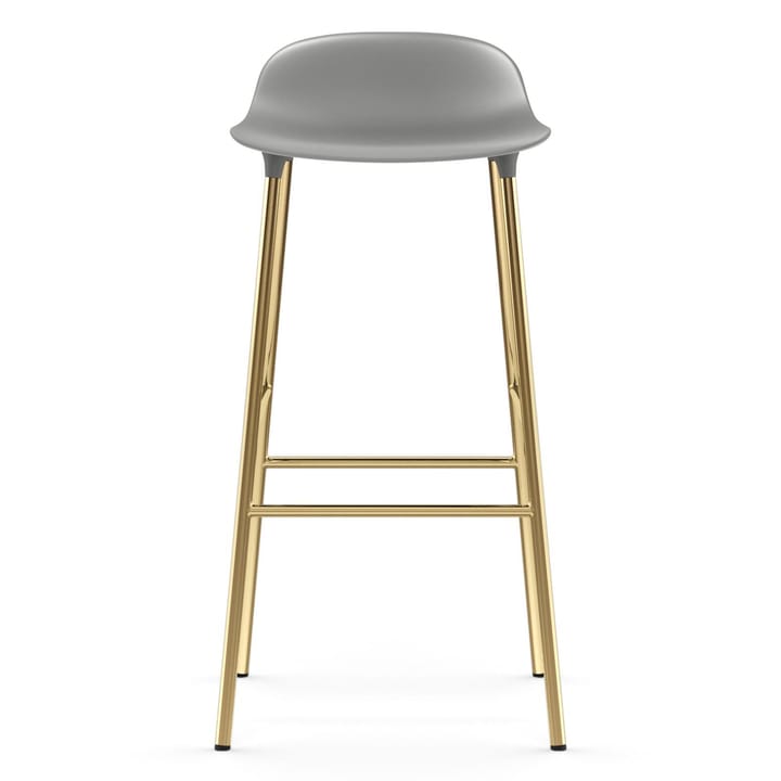 Form barkruk messing poten 75 cm, Grijs Normann Copenhagen