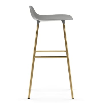 Form barkruk messing poten 75 cm - Grijs - Normann Copenhagen