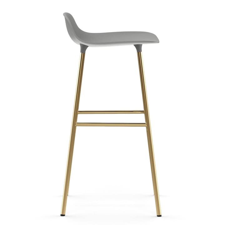 Form barkruk messing poten 75 cm, Grijs Normann Copenhagen