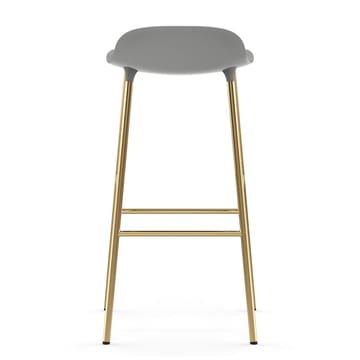 Form barkruk messing poten 75 cm - Grijs - Normann Copenhagen