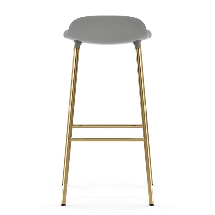 Form barkruk messing poten 75 cm, Grijs Normann Copenhagen