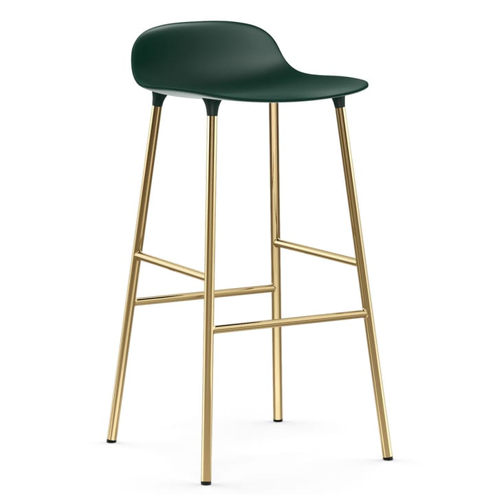 Form barkruk messing poten 75 cm - Groen - Normann Copenhagen