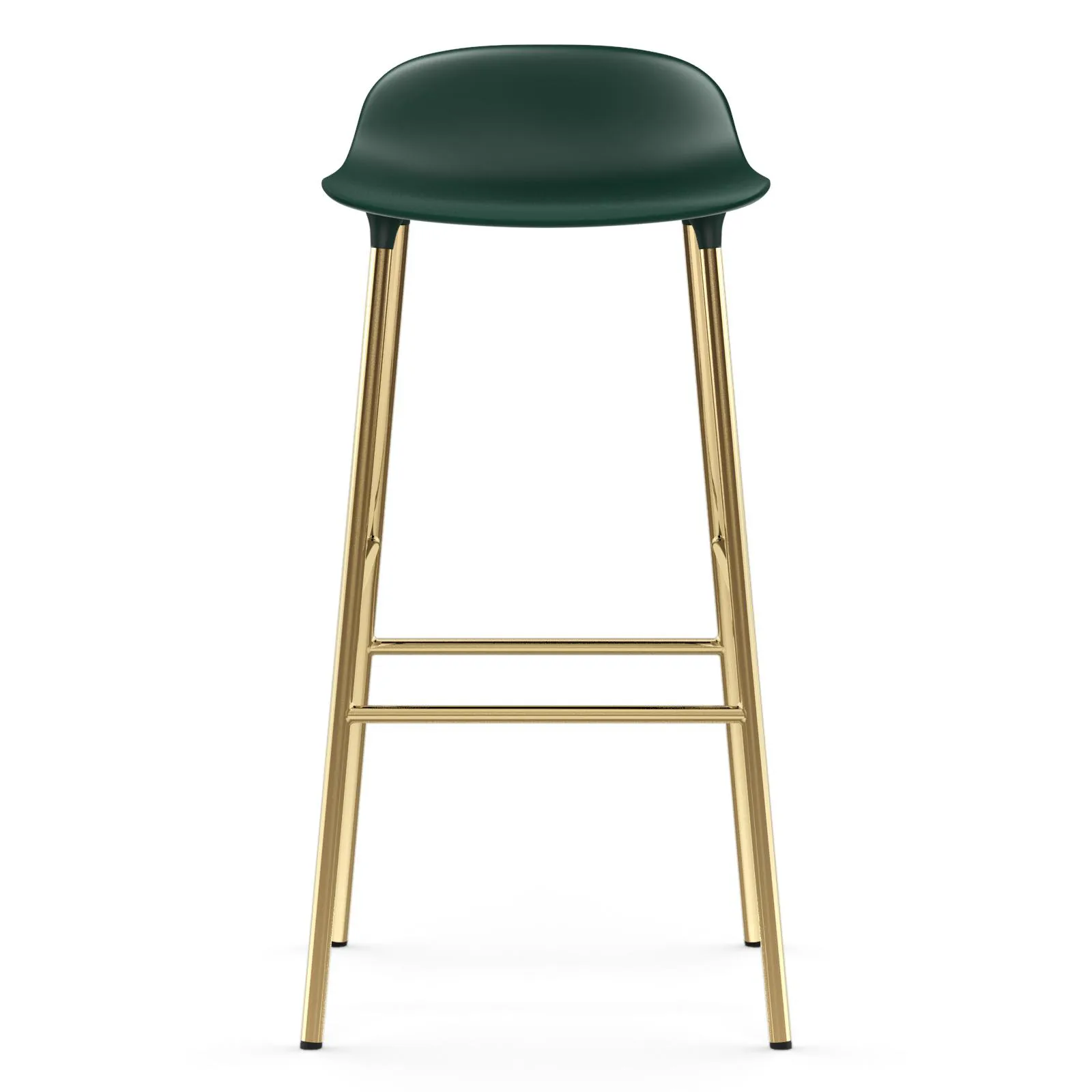 Form barkruk messing poten 75 cm, Groen Normann Copenhagen