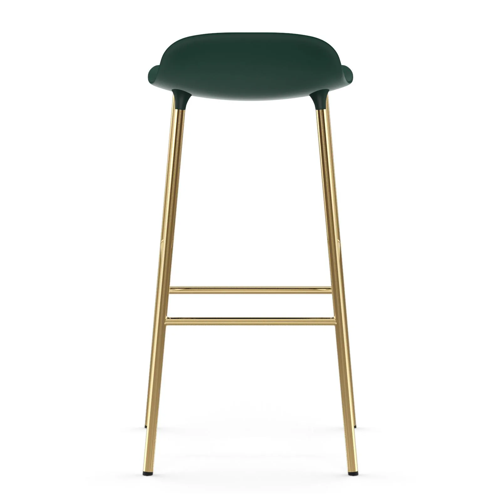 Form barkruk messing poten 75 cm, Groen Normann Copenhagen