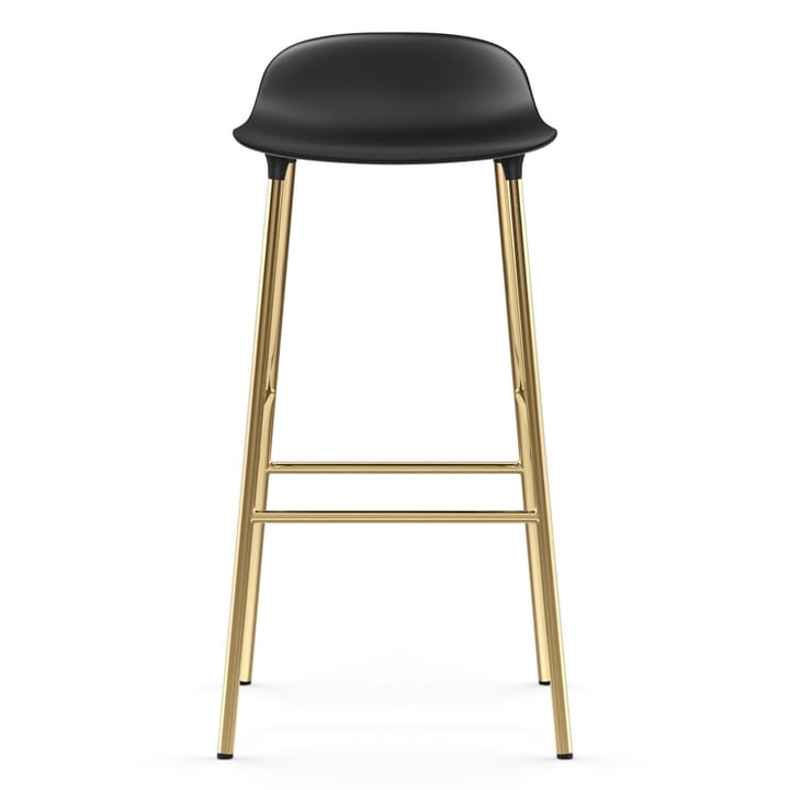 Form barkruk messing poten 75 cm, Zwart Normann Copenhagen