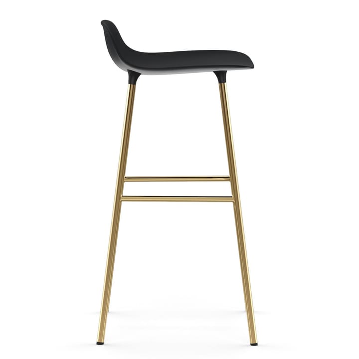 Form barkruk messing poten 75 cm, Zwart Normann Copenhagen