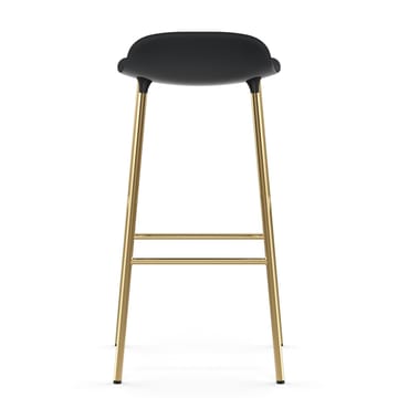 Form barkruk messing poten 75 cm - Zwart - Normann Copenhagen