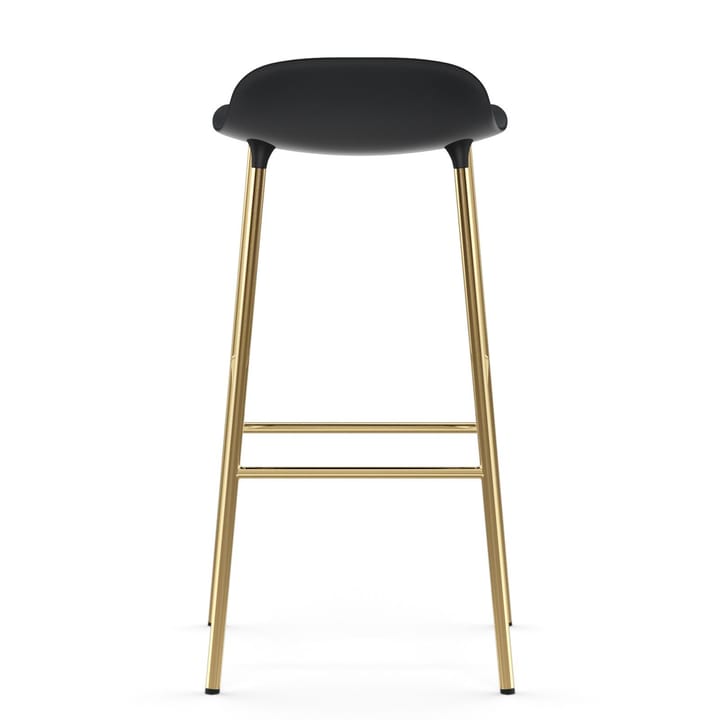 Form barkruk messing poten 75 cm, Zwart Normann Copenhagen
