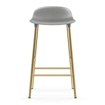Form barkruk messing poten - Grijs - Normann Copenhagen