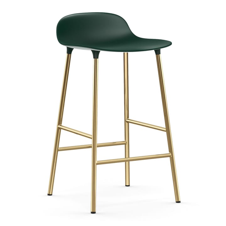 Form barkruk messing poten - Groen - Normann Copenhagen